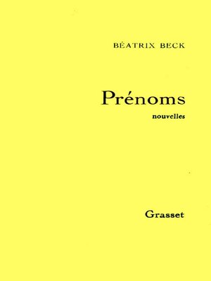 cover image of Prénoms